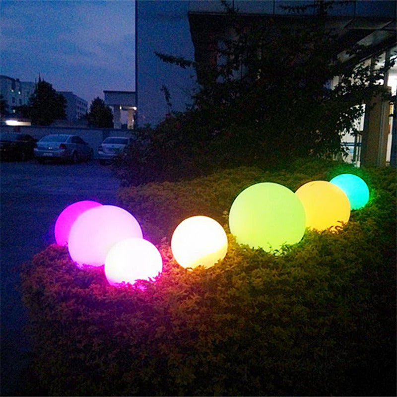 Lumières LED de boule de jardin étanches pour l'extérieur