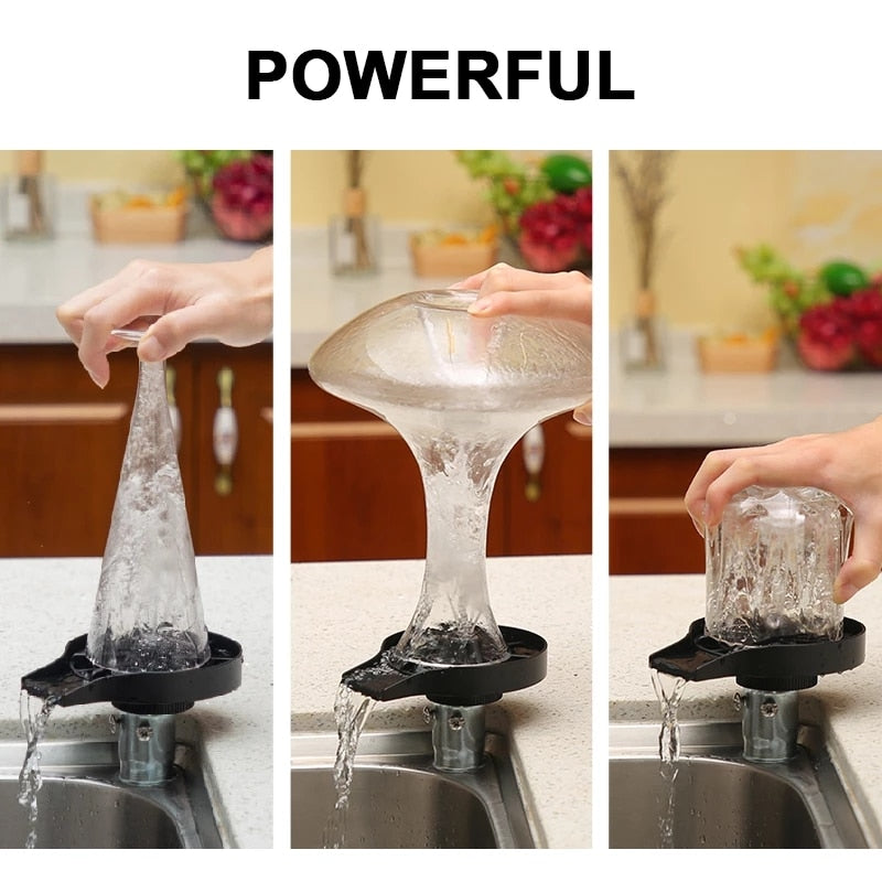 Rinçage automatique des verres et lave-tasses