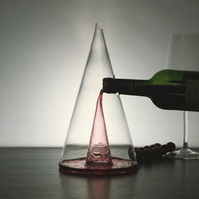 Carafe à vin transparente