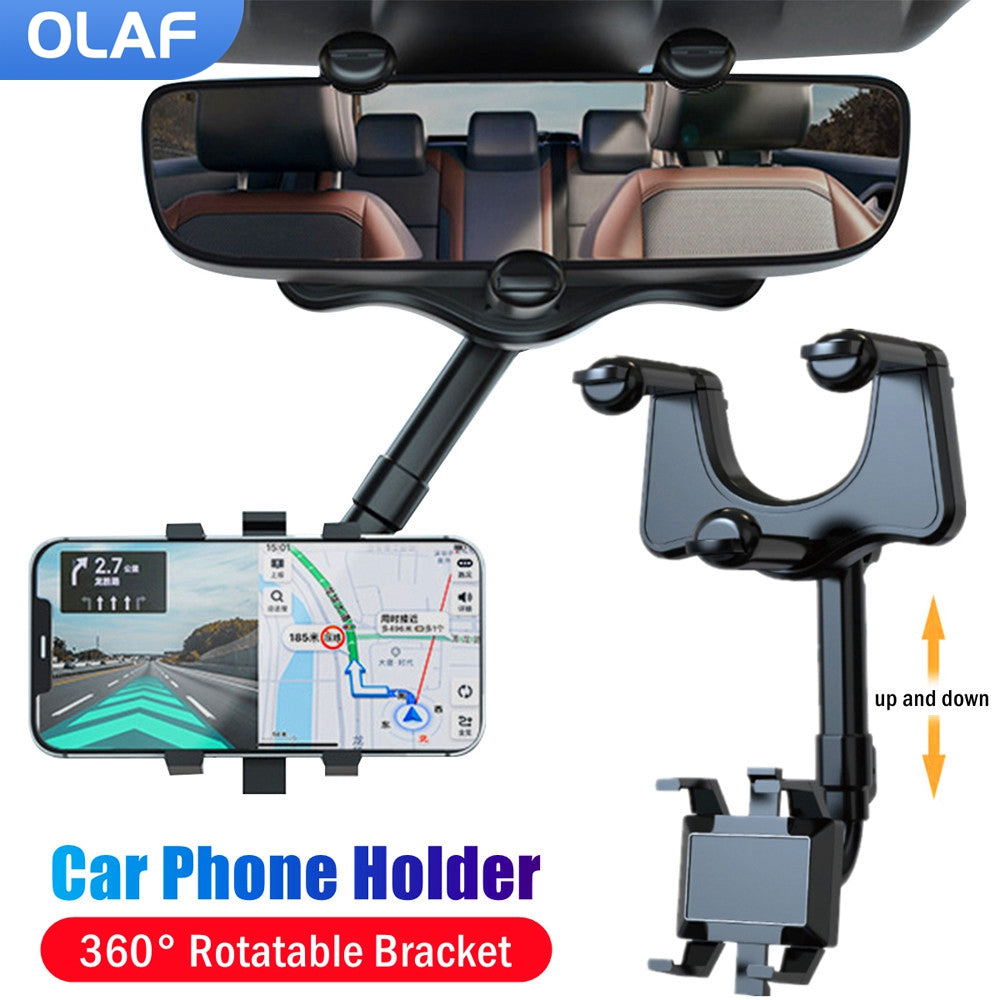 Support de voiture pour téléphone intelligent rotatif à 360°