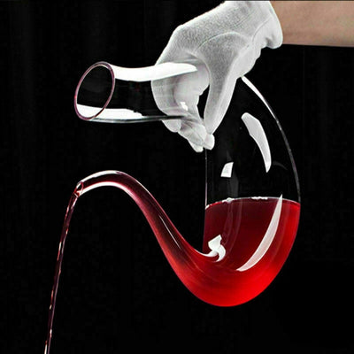 Carafe à vin en forme de U en cristal de 1 500 ml