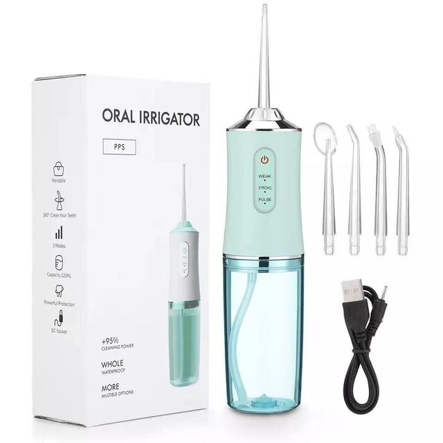 Limpiador dental irrigador impermeable