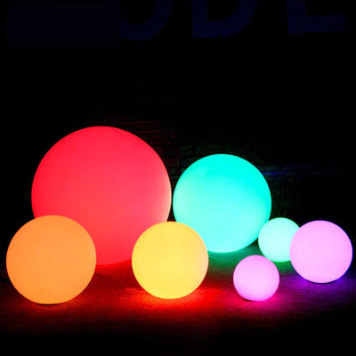 Luces LED de bola de jardín impermeables para exteriores