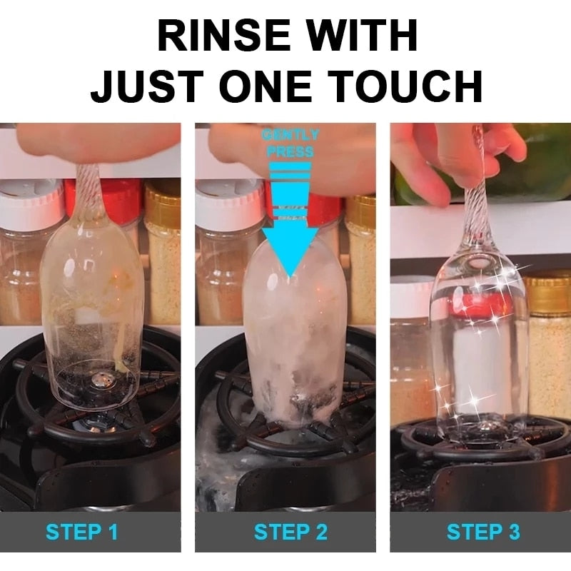 Rinçage automatique des verres et lave-tasses